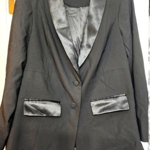 Black and Satin Tuxedo Jacket